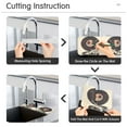 thumbnail image 5 of Yayeee Faucet Mat for Kitchen Sink 14.7" Diatomite Long Splash Guard Pad, Space Record, 5 of 7