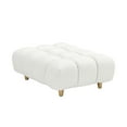 thumbnail image 6 of Teddy Fabric Single Sofa, Armless Floor Sofa with Spacious and Comfortable Seat, Upholstered Couch with Removable Back Cushion for Living Room, Bedroom, Apartment,Beige, 6 of 8