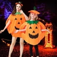 thumbnail image 4 of YeekTok Kids Pumpkin Halloween Costume Children's Day Stage Clothes kids Halloween Fancy-Dress Costume Orange, 4 of 9