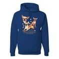 thumbnail image 2 of Wild Bobby, If It's Not a Chihuahua It's Just a Dog Gift, Unisex Graphic Hoodie Sweatshirt, Royal, X-Large, 2 of 4