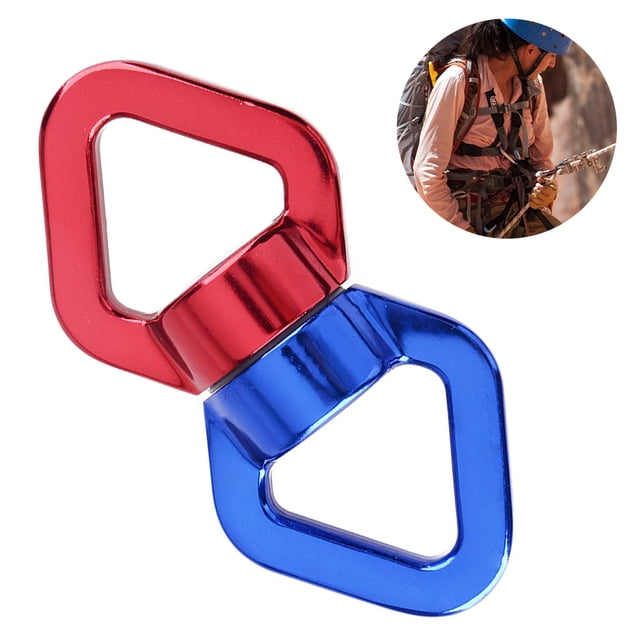 Micro rotador dispositivo giratorio de seguridad accesorio colgante para escalada en roca, hamaca colgante, columpio de árbol web, danza aérea, columpio para niños