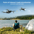 thumbnail image 4 of Holy Stone HS720S GPS Drone with Camera for Adults 4K, Foldable Quadcopter with Brushless Motor, Auto Return Home, Follow Me, Under 249g, 2 Batteries 42 Minutes Flight Time, Black, 4 of 7