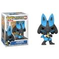 thumbnail image 2 of Figura Pokémon Lucario Pop! Vinilo de 9,5 cm con protector de caja, 2 of 9