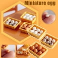 thumbnail image 3 of Egg with Tray Miniature 1:12 Kitchen Food Ingredients Accessories- A6E6, 3 of 9