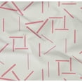 thumbnail image 4 of oneOone Organic Cotton Poplin Twill Fabric Line Geometric Print Fabric By The Yard 42 Inch Wide, 4 of 4