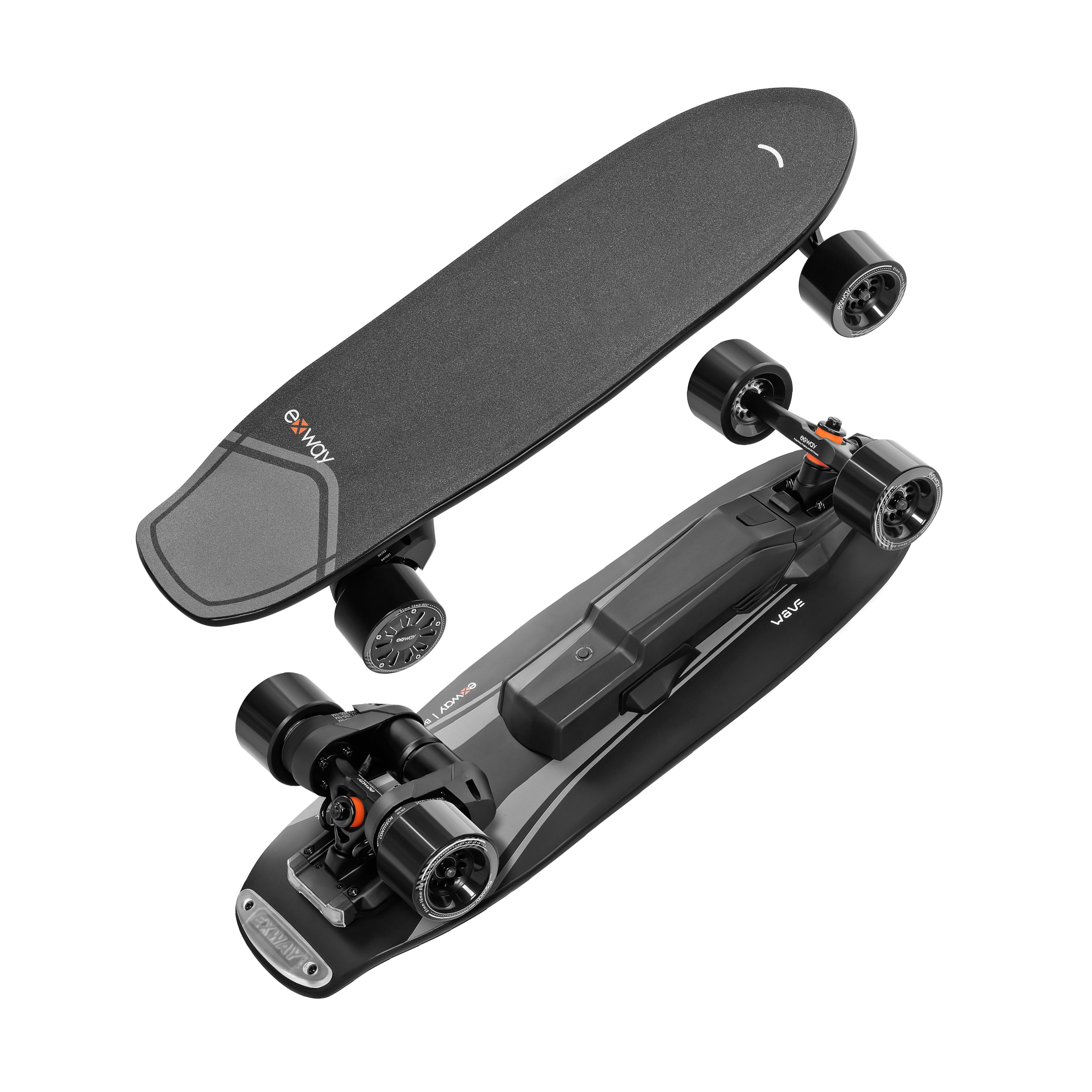 Exway Wave Hub Electric Skateboard, 99wh, 23mph Speed, 12miles