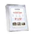 thumbnail image 4 of Covers&All Heavy Duty Multipurpose Clear Tarp with Grommets, Waterproof 20mil Vinyl Material (8' H x 12' W feet), Designed for Indoor or Outdoor Use, 4 of 7