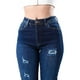 thumbnail image 2 of Jeans recto con rasgaduras / Juvenil, 1672 (Dark) azul oscuro 7, 2 of 3