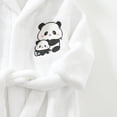 thumbnail image 5 of Hessimy Toddler Rayon from Bamboo Pajamas Sets,Baby Boy Girl Snug Fit Long Sleeve Sleepwear pajama shorts set for Toddler Girl Boy(White,7-8 Years), 5 of 5