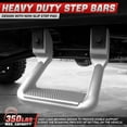 thumbnail image 3 of DNA Motoring Pair Silver Aluminum Side Assist Step for Chevy GMC Ford Pickup Truck, 3 of 6