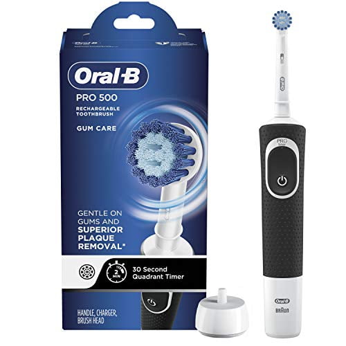OralB Pro 500 Sensitive Gum Care Rechargeable Electric Toothbrush