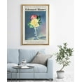 thumbnail image 2 of IDEA4WALL Framed Canvas Art Wall Decor Roses in a Champagne Glass Master Aritst è„¡douard Manet Oil Painting Impressionism Traditional Scenic for Dorm Home Office - 24"x36", 2 of 4