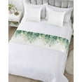 thumbnail image 5 of Xipuska Green Eucalyptus Bed Runners for Queen Size Bed, Decorative Bed Throws for Foot of Bed, Fruit Leaves Branch Botanical Spring Bed Runner Sofa Throw Bedding Scarf Protector Slipcover, 5 of 6