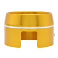 thumbnail image 4 of DYNWAVECA Motorcycle Aluminum High Intake Filter Mesh Cover for Pure Racer , Yellow, 62 x 46mm, 4 of 7