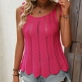 thumbnail image 3 of YUHAOTIN Tank Tops for Women 2024 Crop Women's Hollowed Out Bikini Top with Lace up Spicy Girl Sweater Vest Womens Camisole Tank Tops with Built in Bra Plus Size Crop Tops for Women Short Sleeve, 3 of 8