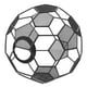 thumbnail image 2 of Pantalla de lámpara hueca para lámpara colgante con forma de balón de fútbol, 2 of 5