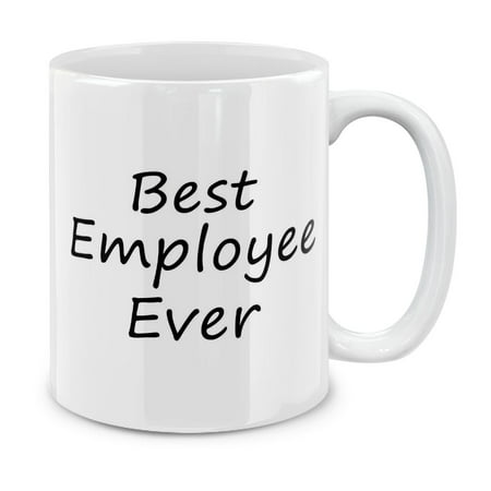 MUGBREW 11 Oz Ceramic Tea Cup Coffee Mug, Best Employee