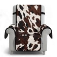 thumbnail image 6 of Yuyamidu Cow Print Recliner Chair Cover Sofa Slipcover Breathable Stretch Reclining Cover with Pockets Washable Recliner Chair Protector for Living Room Gift for Friends, 6 of 7