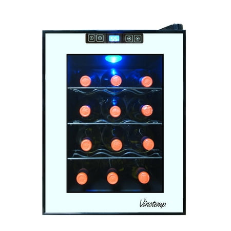 Vinotemp 12-Bottle Mirrored Thermoelectric Wine