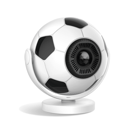 ZDSSY Soccer Ball Football Native 720p Portable Projector, Support 1080p 4K, Outdoor Movies Home Theater Tv Projector with Wifi and Bluetooth