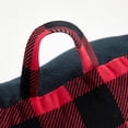 thumbnail image 3 of Urban Shop Decorative Pillow Backrest, Plaid, Bedrest, 21'' x 13'' x 19'', Red, 1 Piece, 3 of 3