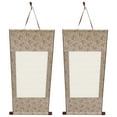 thumbnail image 3 of Miangastore Calligraphy Paper Scroll Brown For Friends Writing 2Pcs 27.6X11.2X0.04In, 3 of 8