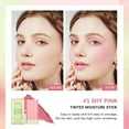 thumbnail image 3 of Rungungde Multi-Use Makeup Blush Stick, 2-in-1 Cheek and Lip Tint Soft Cream On-the-Go Blush Stick Blendable for Cheeks Makeup, Shadow Eyes Lips Blusher Stick, Waterproof Natural Nude Makeup, 3 of 10