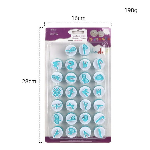 Alphabet Number Letter Fondant Icing Cutter Mould Molds Cake Decorating