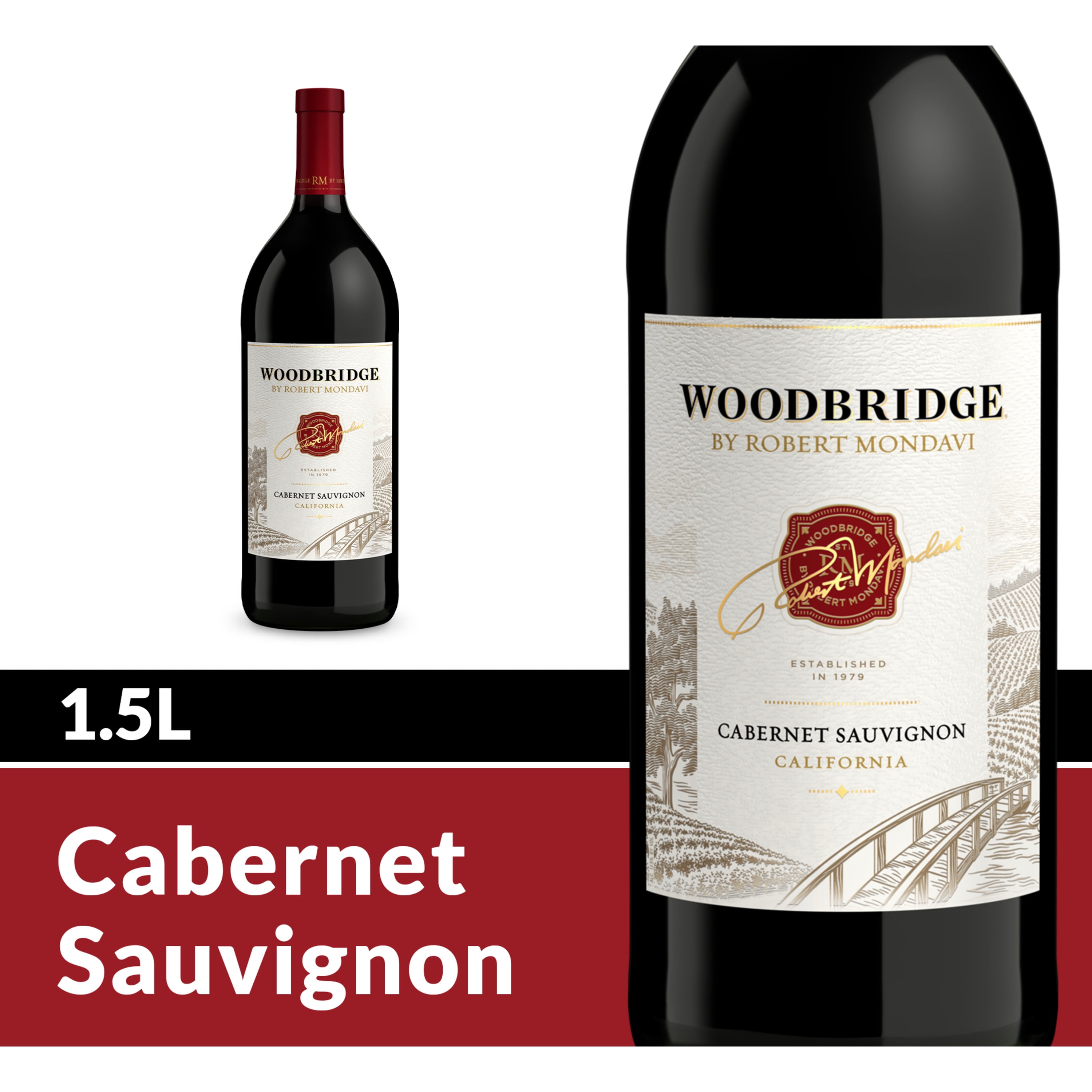Woodbridge By Robert Mondavi Cabernet Sauvignon Red Wine 1 5 L Bottle 