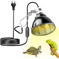thumbnail image 1 of Éclairage pour Reptiles, E27 200W Lampe Chauffante Dôme pour Terrarium, Réflecteur de Lampe pour Terrarium, Abat-Jour de Lampe Chauffante pour Lampes Infrarouges, UVA UVB, Ampoule Non Incluse, Barbu, 1 of 5