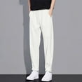 thumbnail image 4 of Durtebeua Mens Pants Elastic Waist Joggers Pants with Deep Pockets in Loose-fit Style, 4 of 6