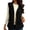 Black, variant on Sevevn Women's Hooded Fleece Vest with Pockets Soft Sherpa Sleeveless Vest Cozy Open Front Hooded Vest Jacket Warm Casual Layering Outerwear for Fall Winter Travel Hiking Daily Wear