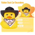 thumbnail image 3 of Décorations en Caoutchouc de Canard de Voiture Décorations de Canard de Tableau de Bord de Voiture Décoration Accessoires avec des Instruments de Musique A, 3 of 5