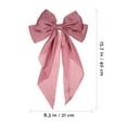 thumbnail image 2 of 4pcs White Satin Hair Bows for Girls and Women, Elegant Hair Clips Perfect for Photoshoots, Weddings, Ceremonies, and Special Occasions, 2 of 8