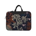 thumbnail image 2 of YFYANG 15.6 inch Universal Laptop Bag Oxford Cloth Laptop Sleeve, Multi-functional Vintage Floral Botanical Graffiti Notebook Computer Messenger Bag Handbag, 2 of 8