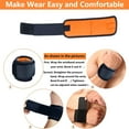 thumbnail image 3 of Wrist compression band and wrist band, suitable for tendinitis, gym, exercise, even size adjustable, 3 of 6
