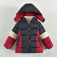 thumbnail image 2 of Rovga Boys Girls Winter Coats Kids Coat Baby Jacket Hooded Toddler Outwear Zipper Windproof Warm Thick Coat Jacket For 2-3 Years, 2 of 9