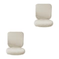 thumbnail image 2 of Guardoinrt Soft and Breathable Swivel Chair Cover Seating Experience White Backrest + Cushion Cover 2Set, 2 of 6