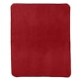 thumbnail image 2 of Mafoose Fleece Polyester Double Blanket Red, 2 of 3