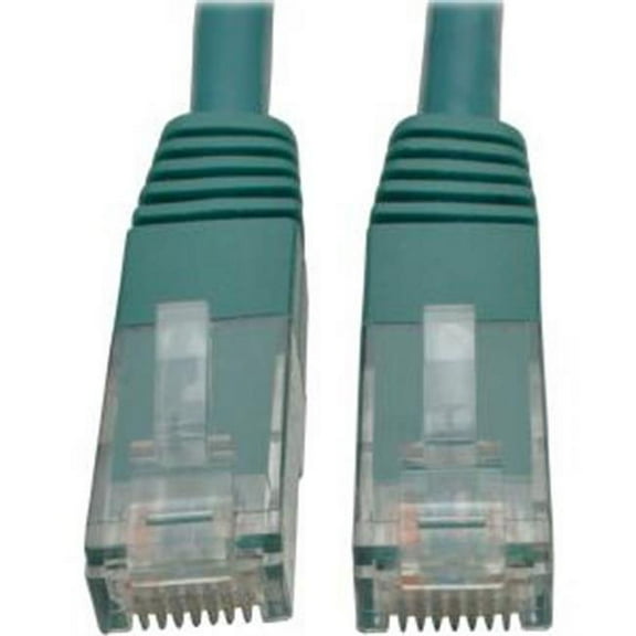 10 ft. Cat 6 GGigabit Molded Patch Cable RJ45 M By M, Green