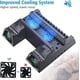 thumbnail image 5 of Soporte PS4 con ventilador de refrigeración PS4 para Playstation 4/PS4 Slim/PS4 Pro, soporte vertical PS4 Pro con base de carga para controlador PS4 y 12 ranuras para juegos, 5 of 5