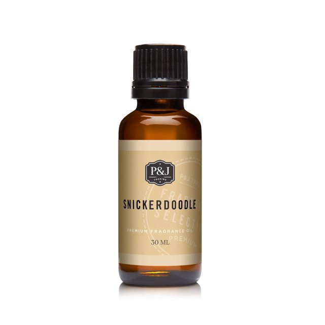 P&J Trading - Snickerdoodle Scented Oil 30ml - Fragrance Oil for Candle Making, Soap Making, Diffuser Oil