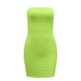 thumbnail image 4 of IROINNID Reduced Wedding Guest Dresses for Women Formal Evening Night Dress Spring And Summer Solid Color One Line Collar Bag Hip Sexy All Match Nightclub Dress Elegant Bodycon Dress,Green, 4 of 5