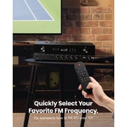Donner Stereo Audio Amplifier, 600W Peak 2 Channel Receiver with Bluetooth 5.3, for Home, Karaoke, Theater Speakers