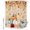Brown, variant on Extra Long Shower Curtain 72x96 Inch, Fall Thanksgiving Pumpkin Shower Curtain Waterproof Bathroom Decor, Autumn Rustic Maple Leaf Floral Fabric Bath Curtain Set Accessories with Hooks