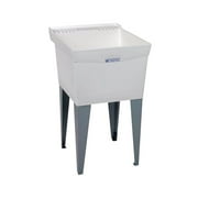 El Mustee Utilatub 18-Gallon Floor-Mount Laundry/Utility Tub, 34 X 20 X 24 In., White