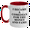 White/Red, variant on Comedian's Funny Quote Two Tone Coffee Mugs for Comedian Lovers, Gifts from Friends for Comedian's Success, Mother's Day Unique Gifts