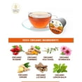 thumbnail image 5 of Naturally Caffeinated Organic Immunity Booster Herbal Tea Pods Compatible with  Keurig Brewers by Teavity - 12 Tea PodsDecaffe, 5 of 6