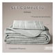 thumbnail image 3 of Edredón Ligero Real Textil + 1 Funda de Almohada, Juego de Colcha Individual, Color Gris Claro, 3 of 9