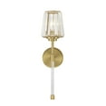 thumbnail image 3 of Warm Brass One Light Wall Sconce from the Garnet Collection, 3 of 5